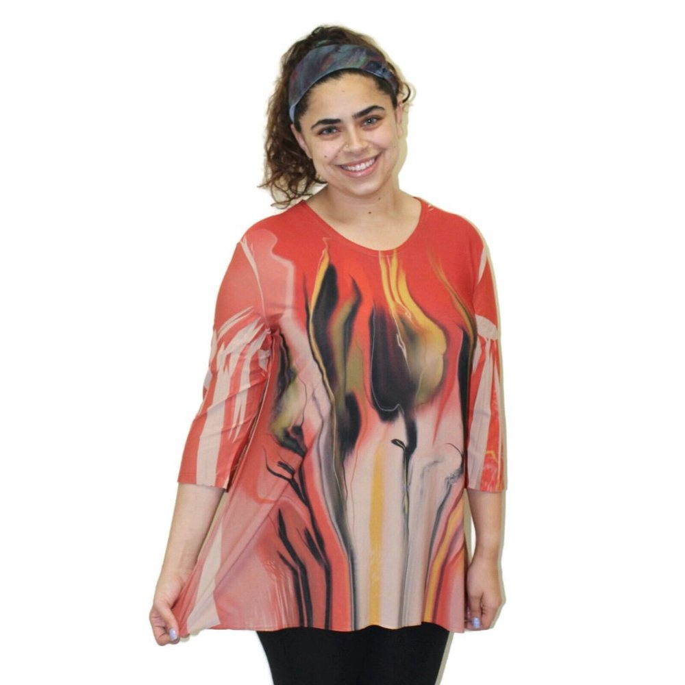 Sole  Dione Studio Desert Sunset Tunic Top